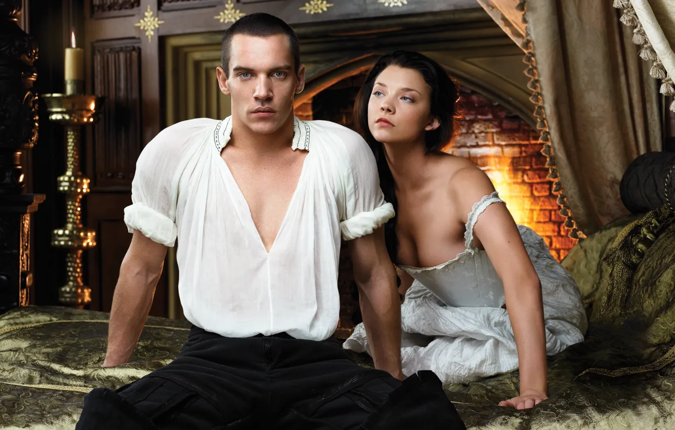 Photo wallpaper the series, Jonathan Rhys Meyers, The Tudors, Natalie Dormer, The Tudors, Anne Boleyn, King Henry …