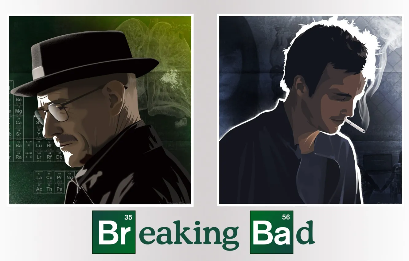 Photo wallpaper the series, actors, characters, Breaking Bad, breaking bad, Bryan Cranston, Walter White, Jesse Pinkman