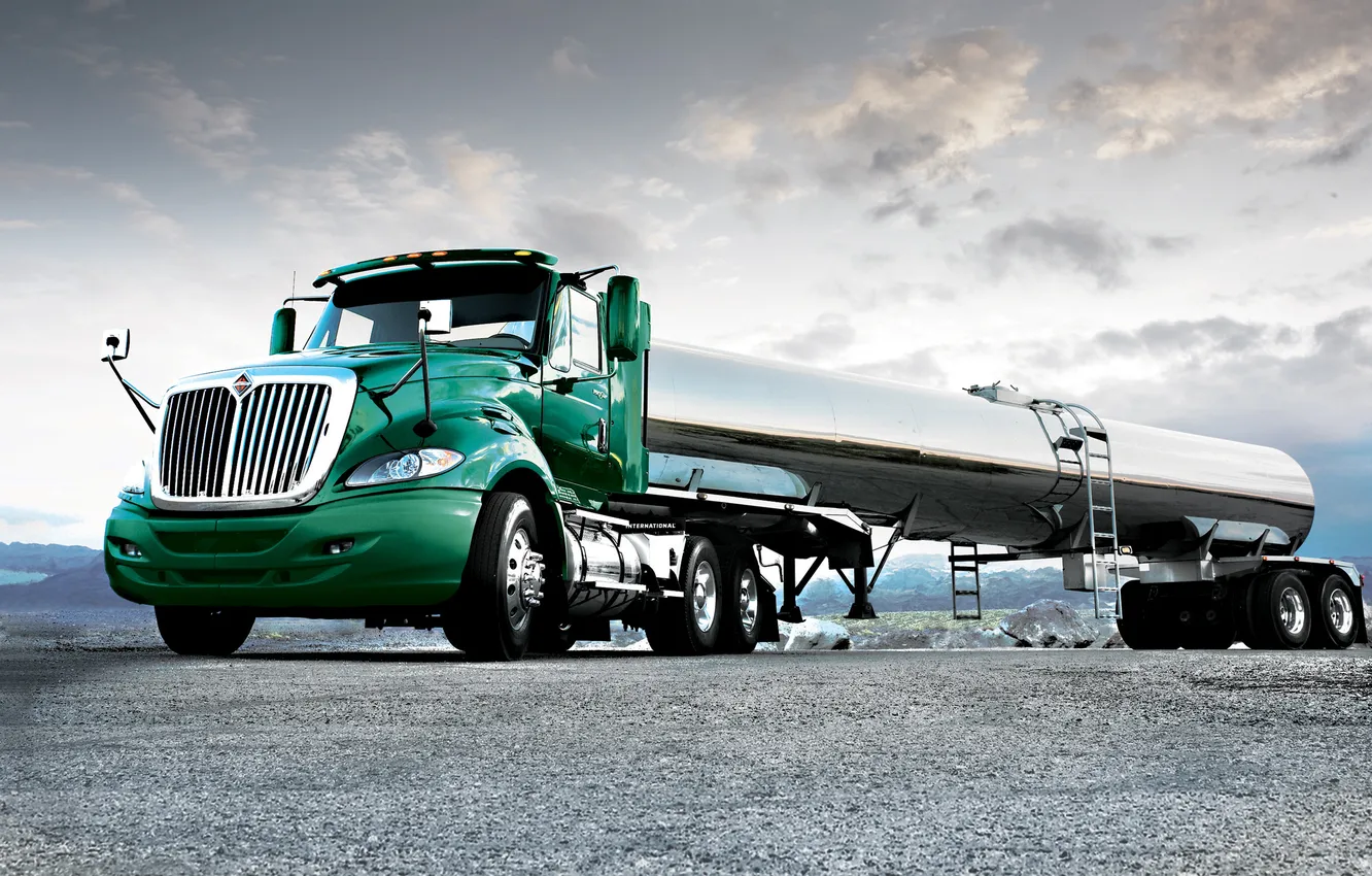 Photo wallpaper Truck, International, trucks, tractor, tanker