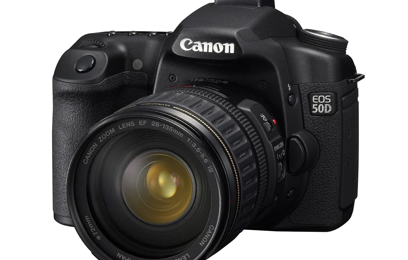 Photo wallpaper black, camera, the camera, Canon