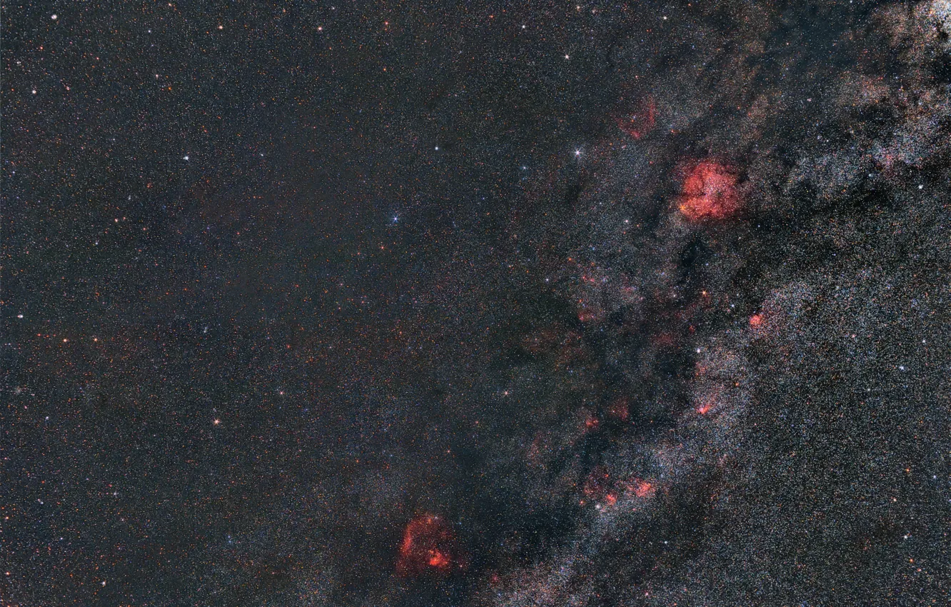 Photo wallpaper space, stars, the universe