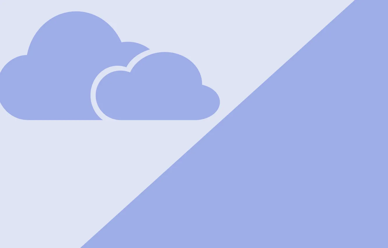 Photo wallpaper the sky, clouds, blue, blue, division