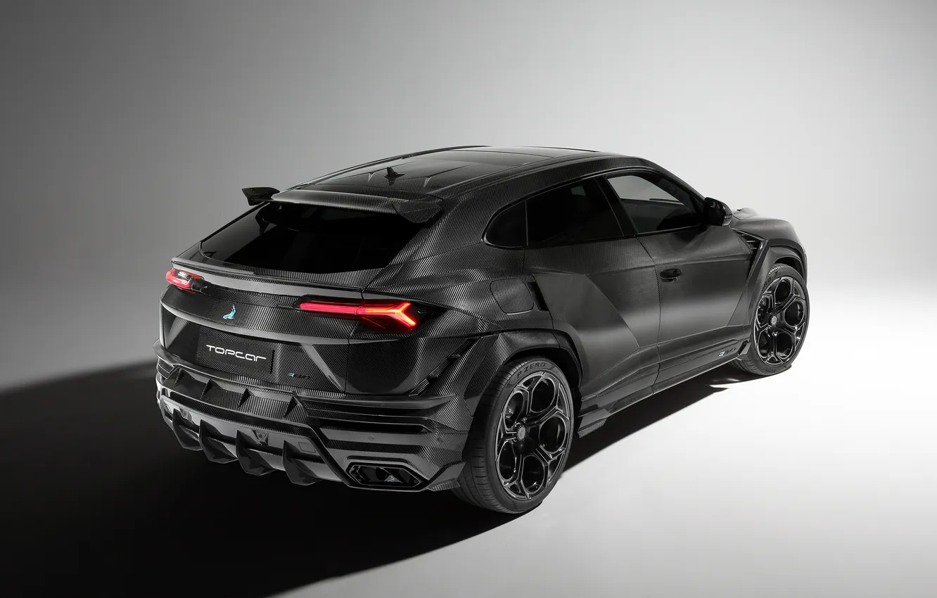 Photo wallpaper Shark, Side view, Carbon Edition, Lamborghini Urus, Top Car, Rear, Tuning Car, 2024