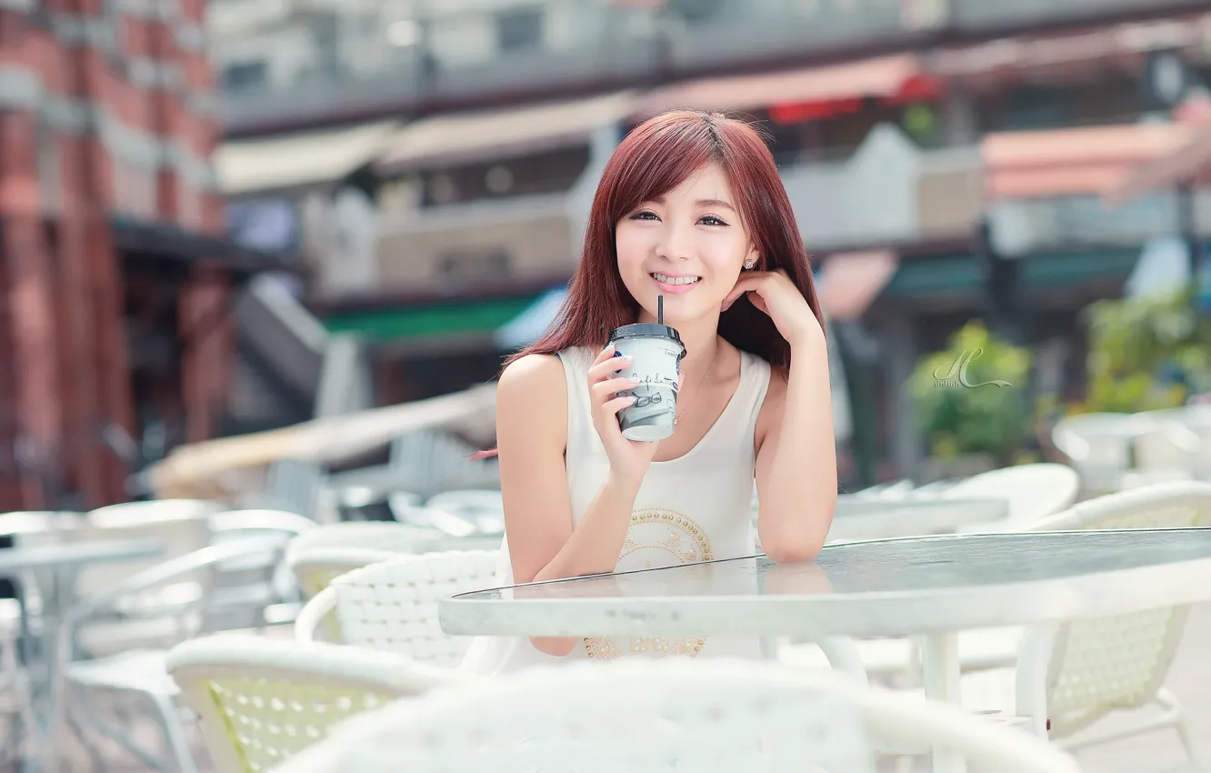 Photo wallpaper girl, girl, Asian, asian