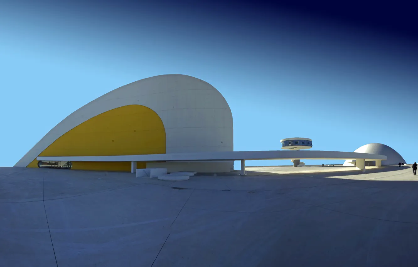 Photo wallpaper Spain, Spain, Asturias, Aviles, Avilés, Asturias, Oscar Niemeyer, Oscar Niemeyer