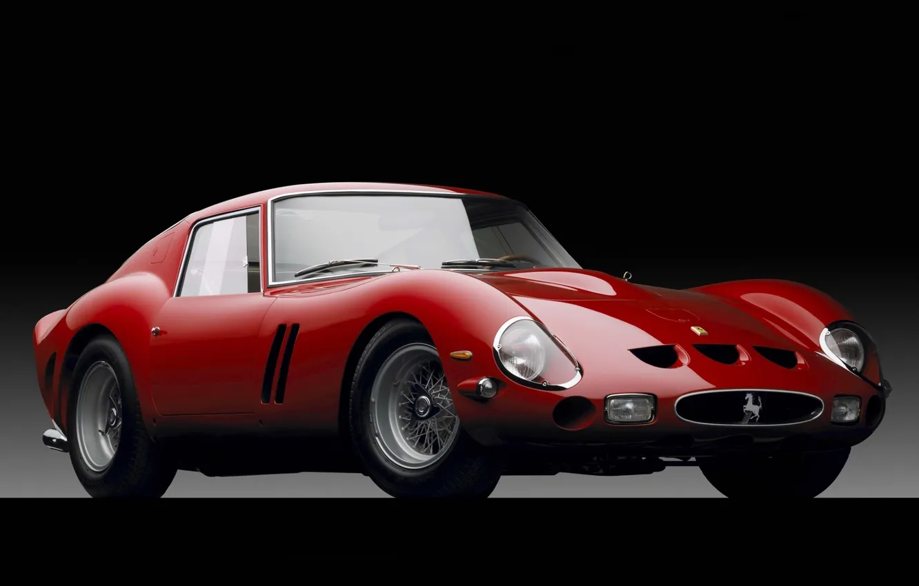 Photo wallpaper red, Ferrari, supercar, twilight, Ferrari, classic, GTO, the front