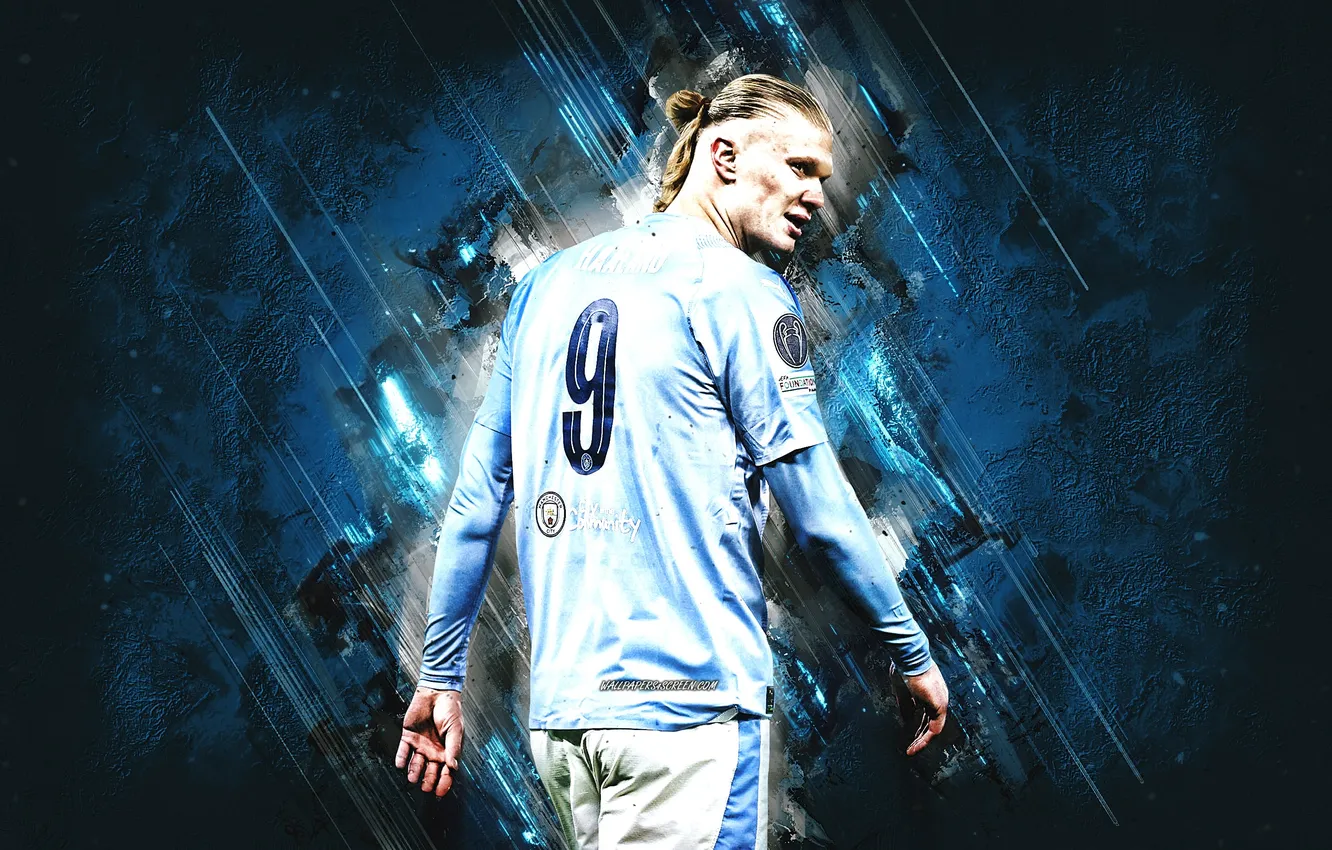 Photo wallpaper football, soccer, Norway, Man City, Manchester City, Erling Haaland, Erling, Haaland