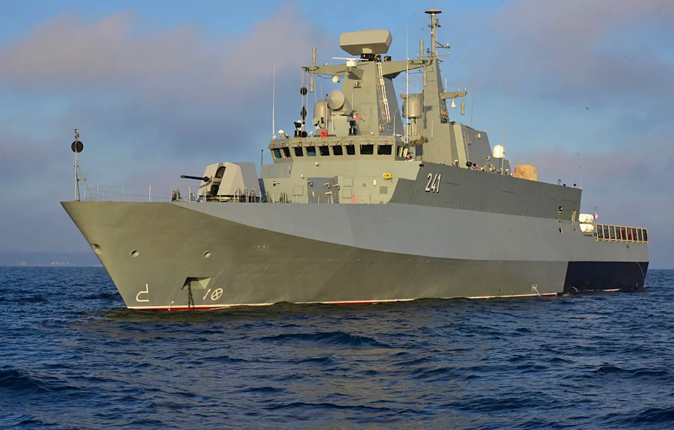 Photo wallpaper frigate, test, Of the Polish Navy