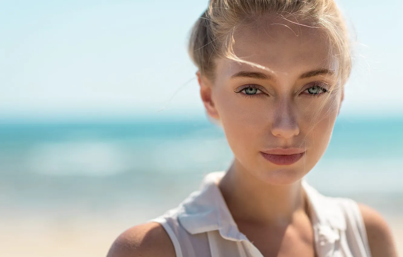 Photo wallpaper portrait, sponge, bokeh, Mark Prinz, Soul Catcher