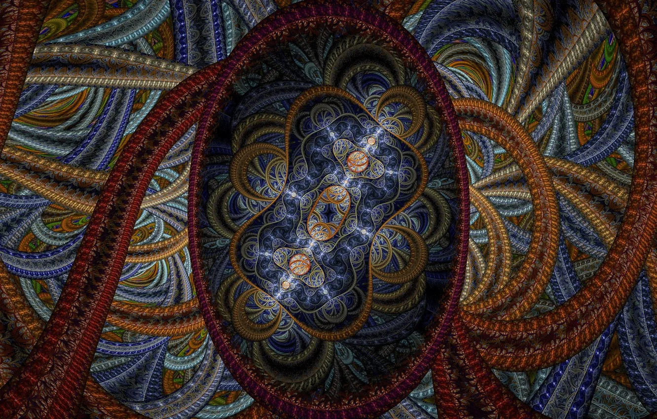 Photo wallpaper abstraction, pattern, oval