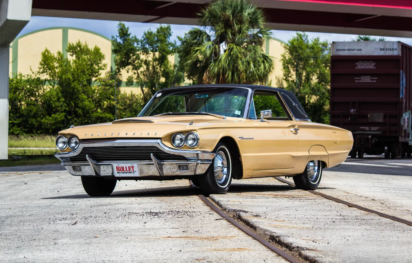 Photo wallpaper Ford, Ford, 1964, Thunderbird, Thunderbird