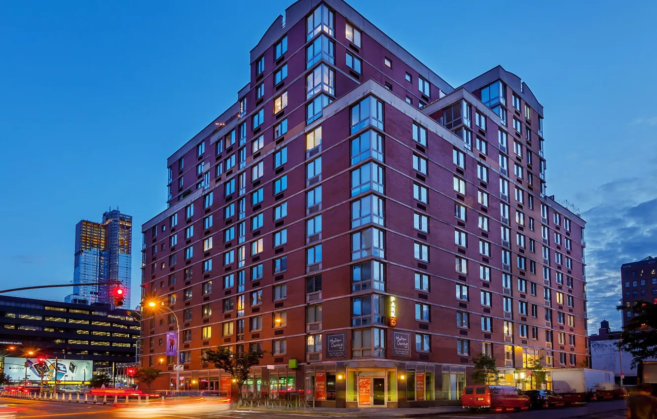 Photo wallpaper street, building, America, Boston