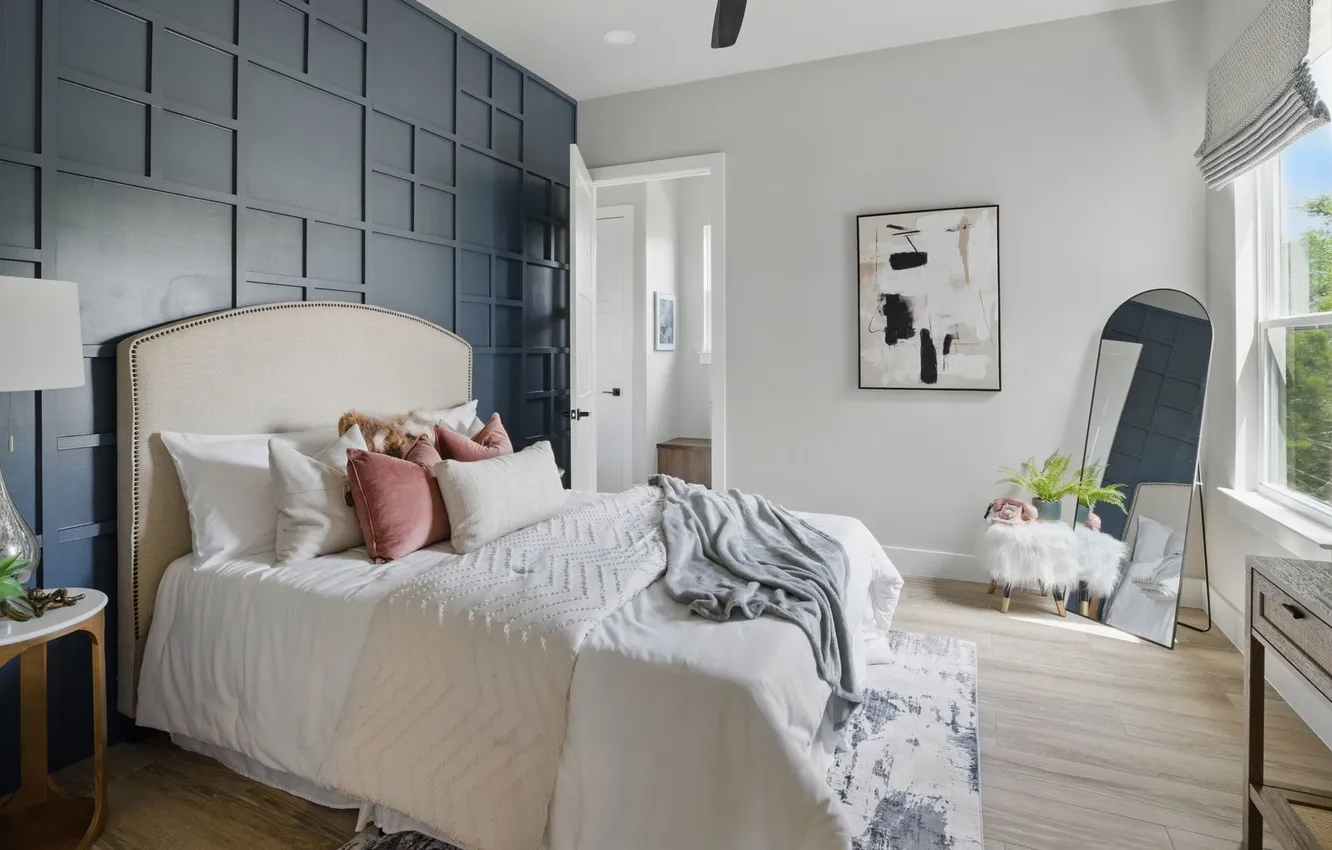 Photo wallpaper design, style, room, interior, bedroom, Best Contemporary Master Bedroom Ideas, by The Staging Co.