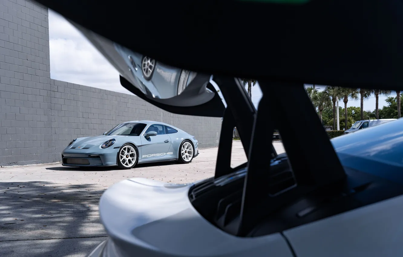 Photo wallpaper car, Porsche, GT3, 992