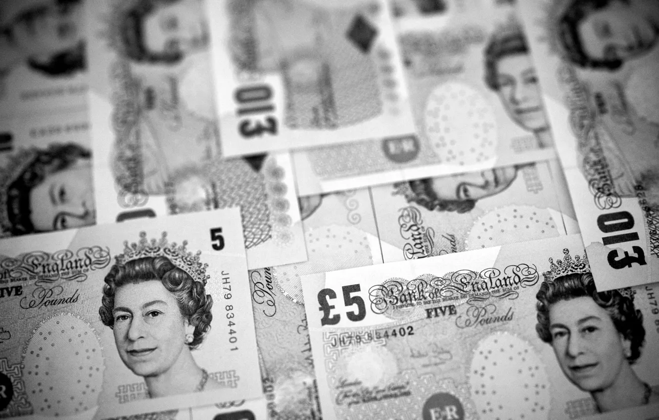 Photo wallpaper money, bills, pounds