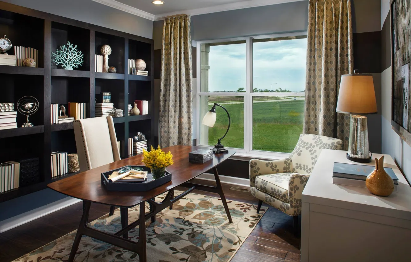 Photo wallpaper design, style, interior, living room