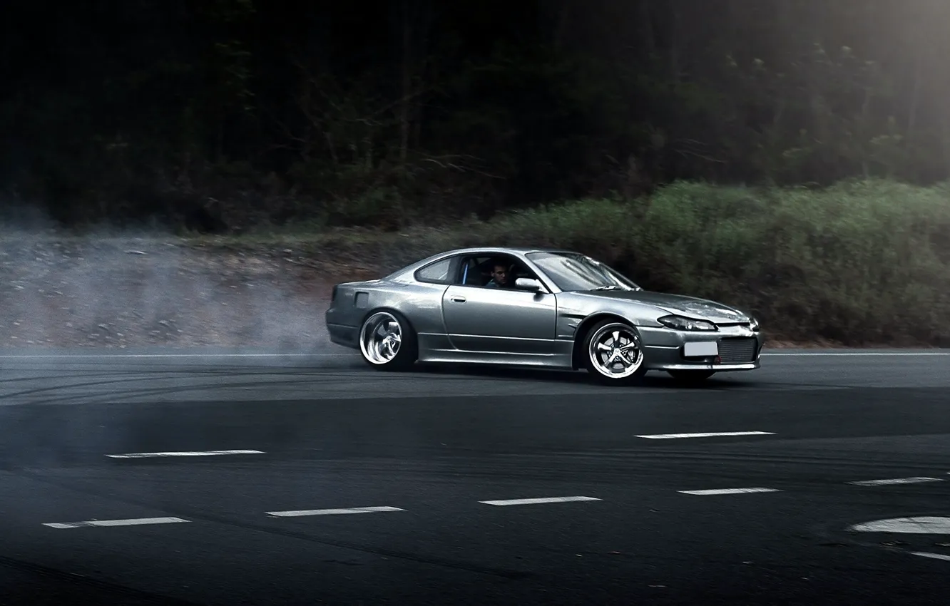 Photo wallpaper S15, Silvia, Nissan, drift