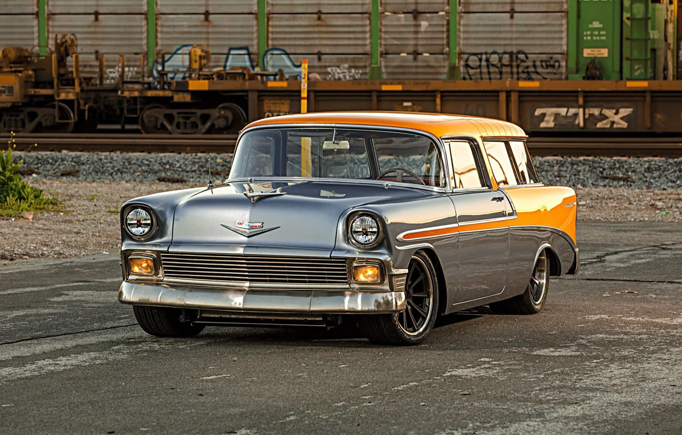 Photo wallpaper Car, Chevy, Nomad