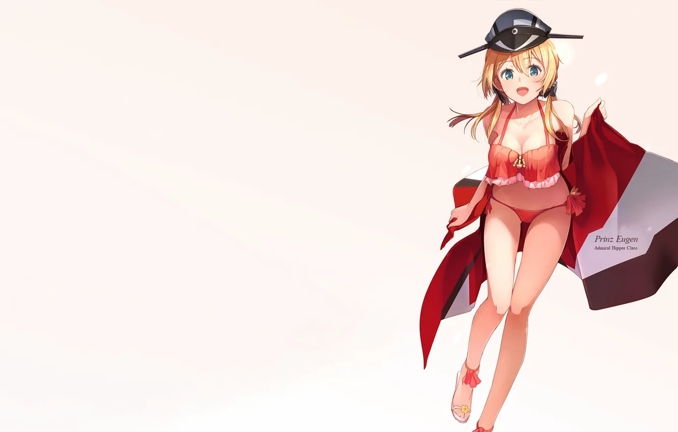 Photo wallpaper girl, sexy, cleavage, long hair, boobs, anime, beautiful, pretty