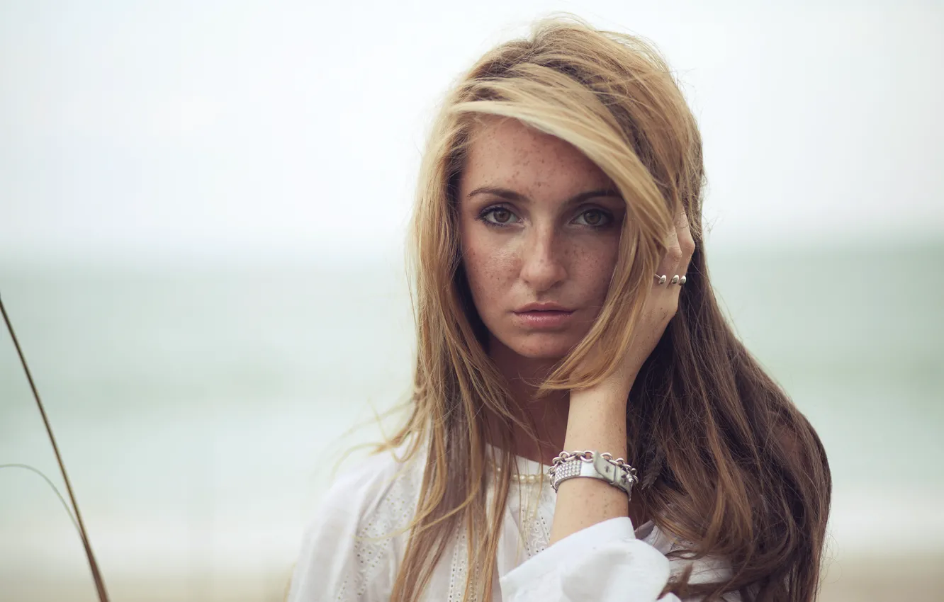 Photo wallpaper girl, face, photographer, girl, photography, photographer, Brian Storey, Kristina Hoock