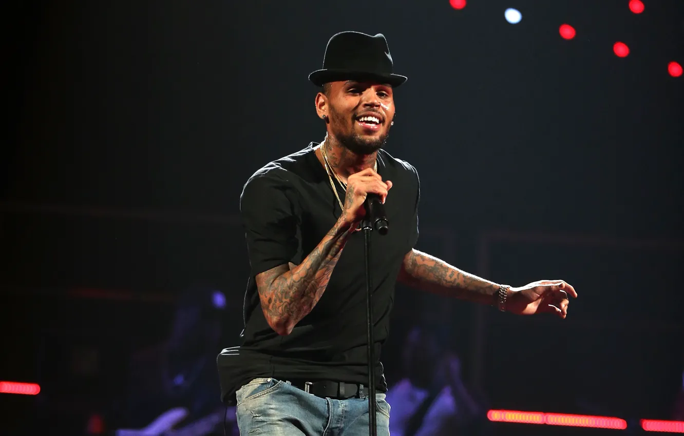 Photo wallpaper actor, dancer, live, Singer, Chris Brown, Chris Brown