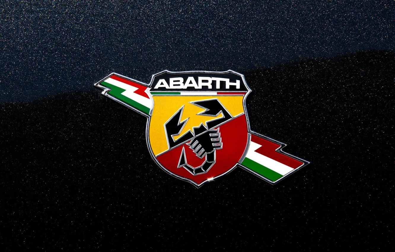 Photo wallpaper logo, Italy, Fiat, Abarth
