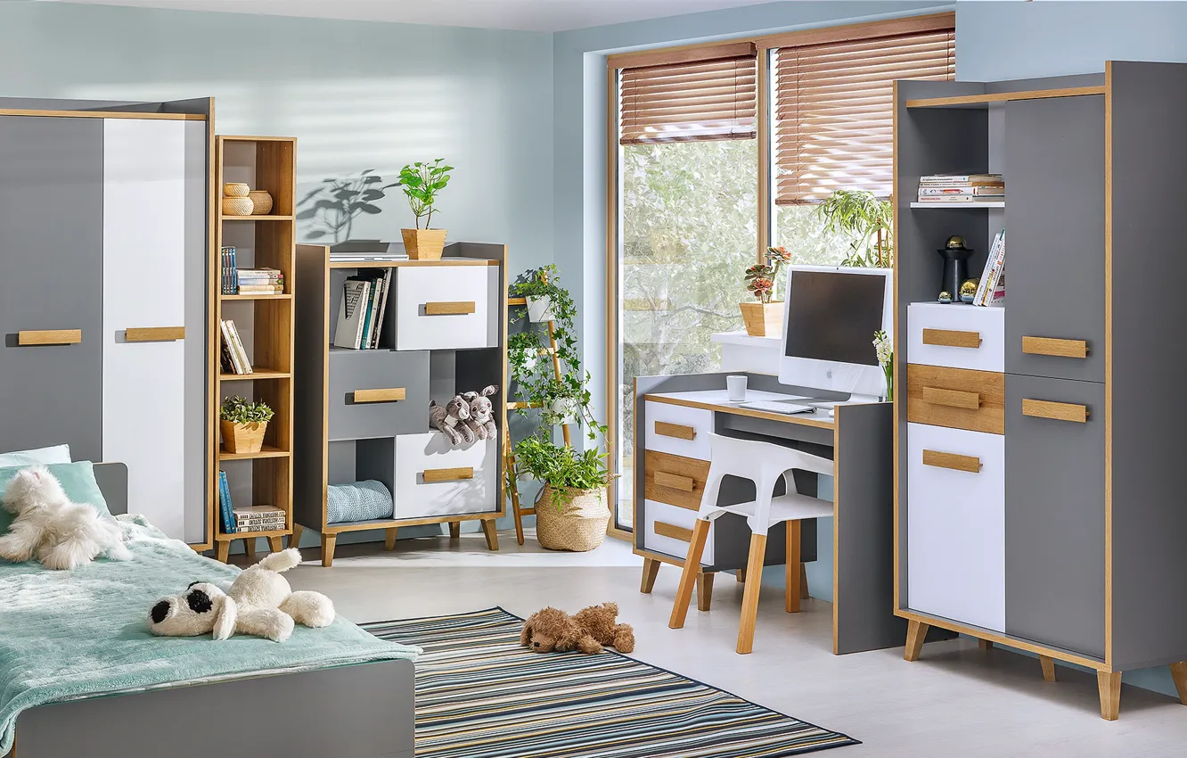 Photo wallpaper design, style, room, interior, children's