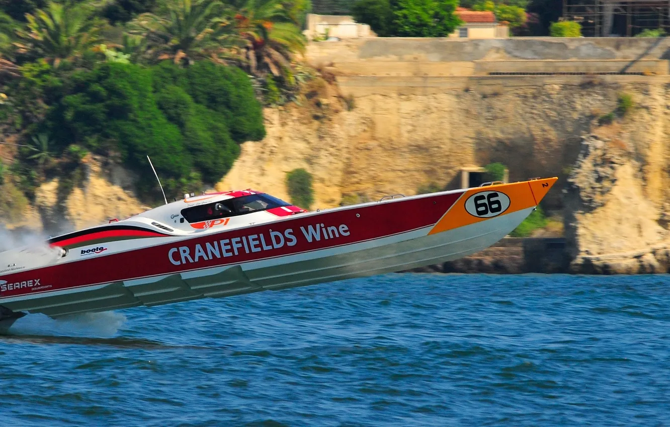 Photo wallpaper race, boat, speed