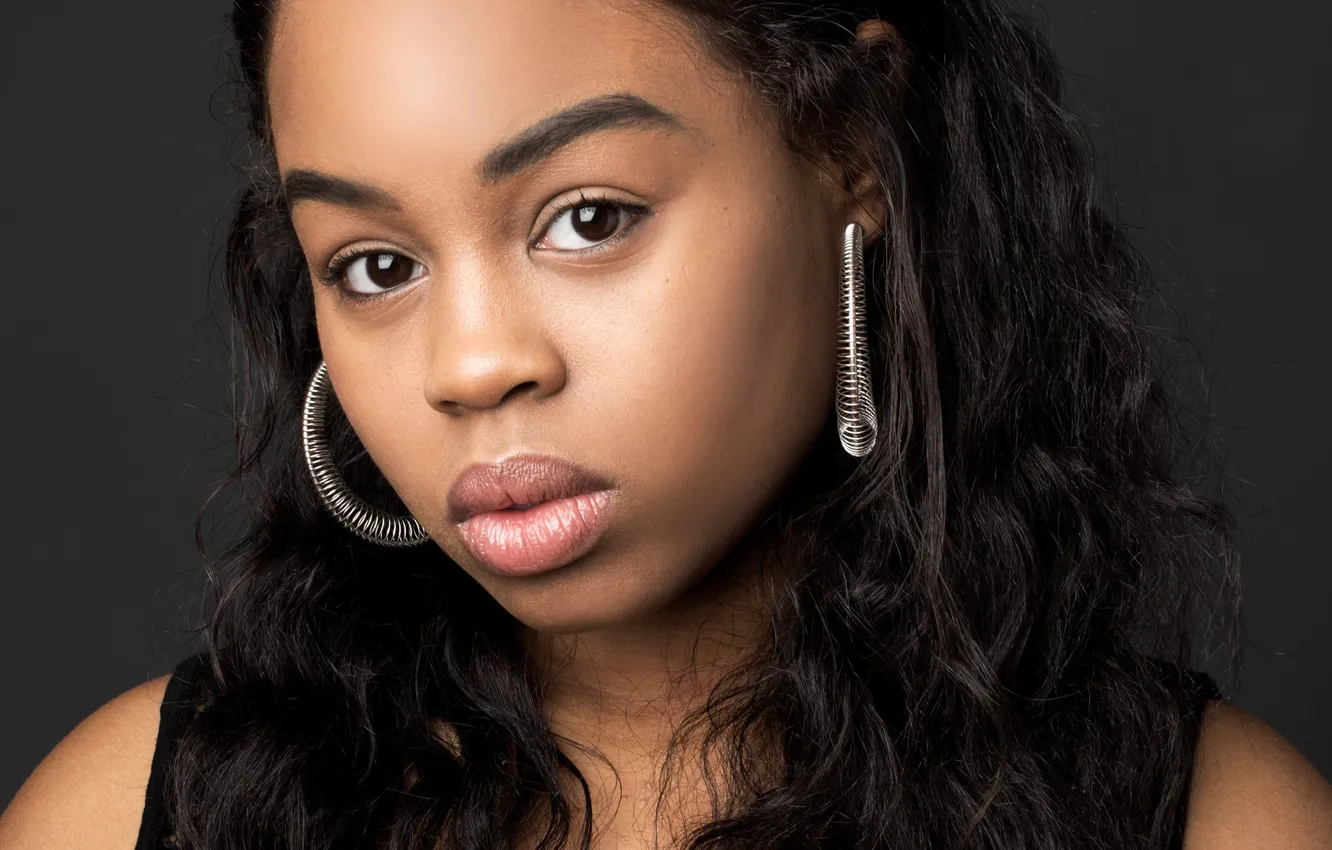 Photo wallpaper black, black woman, Andrea-Rachel Parker