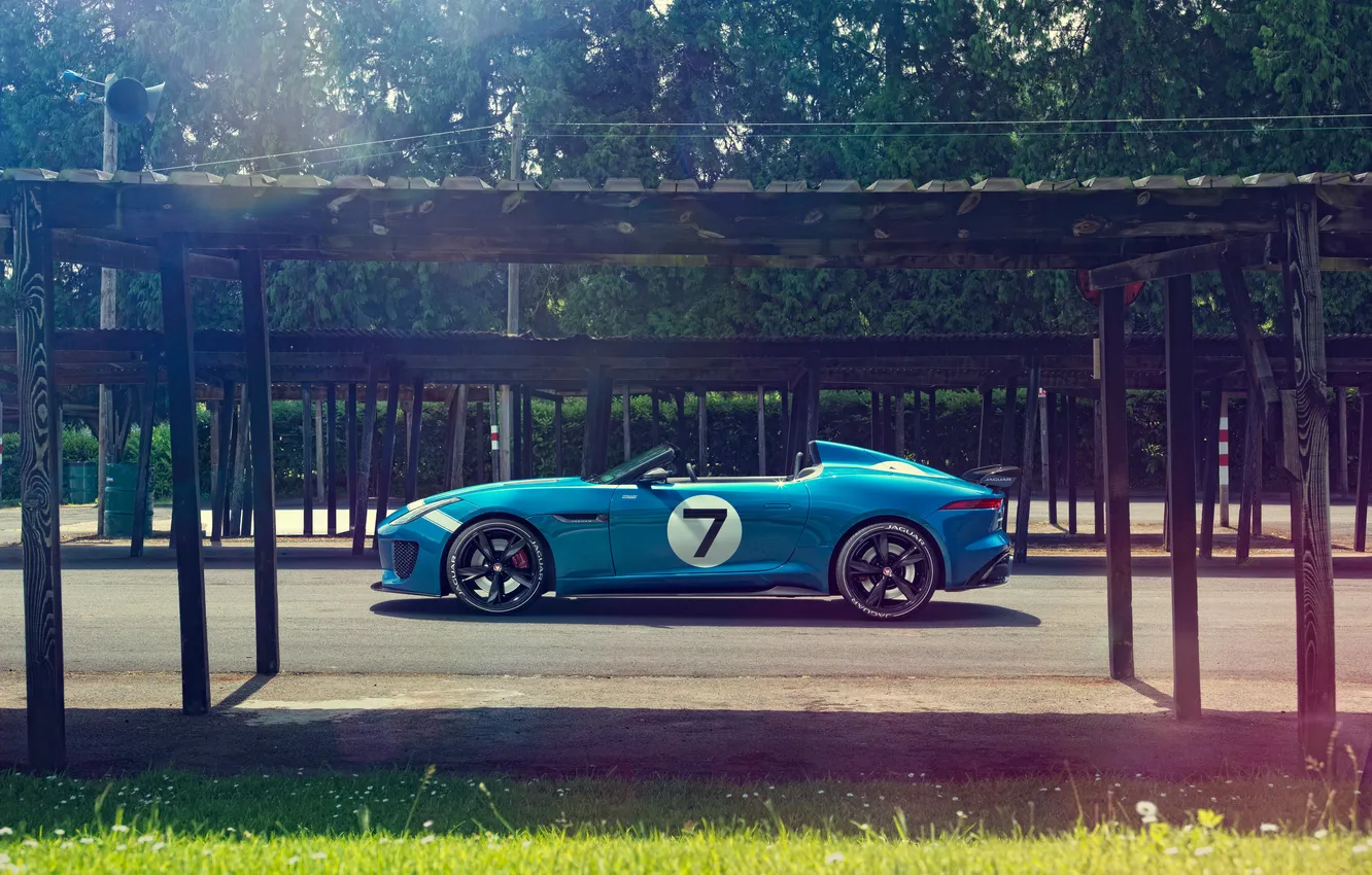 Photo wallpaper Concept, Jaguar, the concept, Jaguar, side view, Project 7