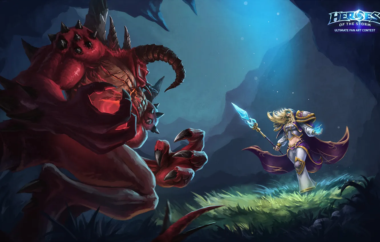 Photo wallpaper Blizzard, diablo, warcraft, Jaina Proudmoore, Heroes of the Storm