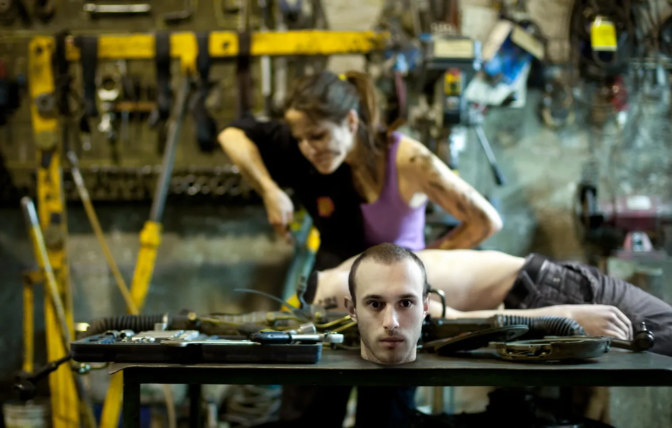 Photo wallpaper work, workshop, creativity