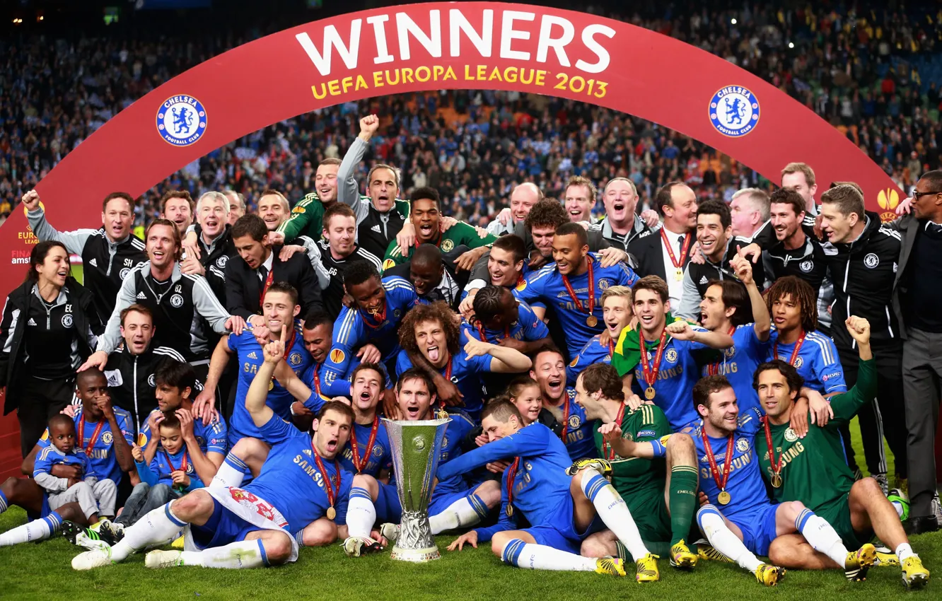 Photo wallpaper Sport, Football, Football, Chelsea, 2013, The final, The UEFA Europa League, Chelsea Football Club