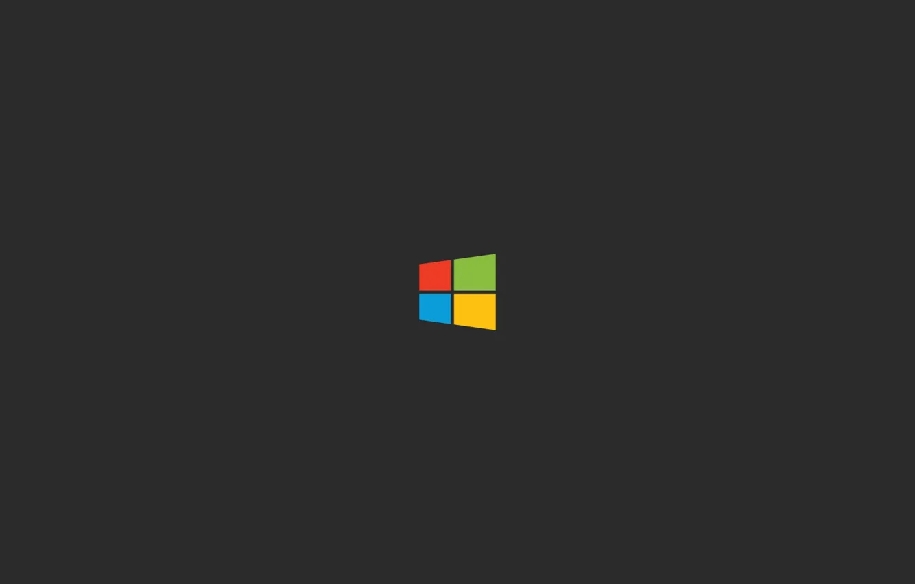 Photo wallpaper Microsoft, windows, logo