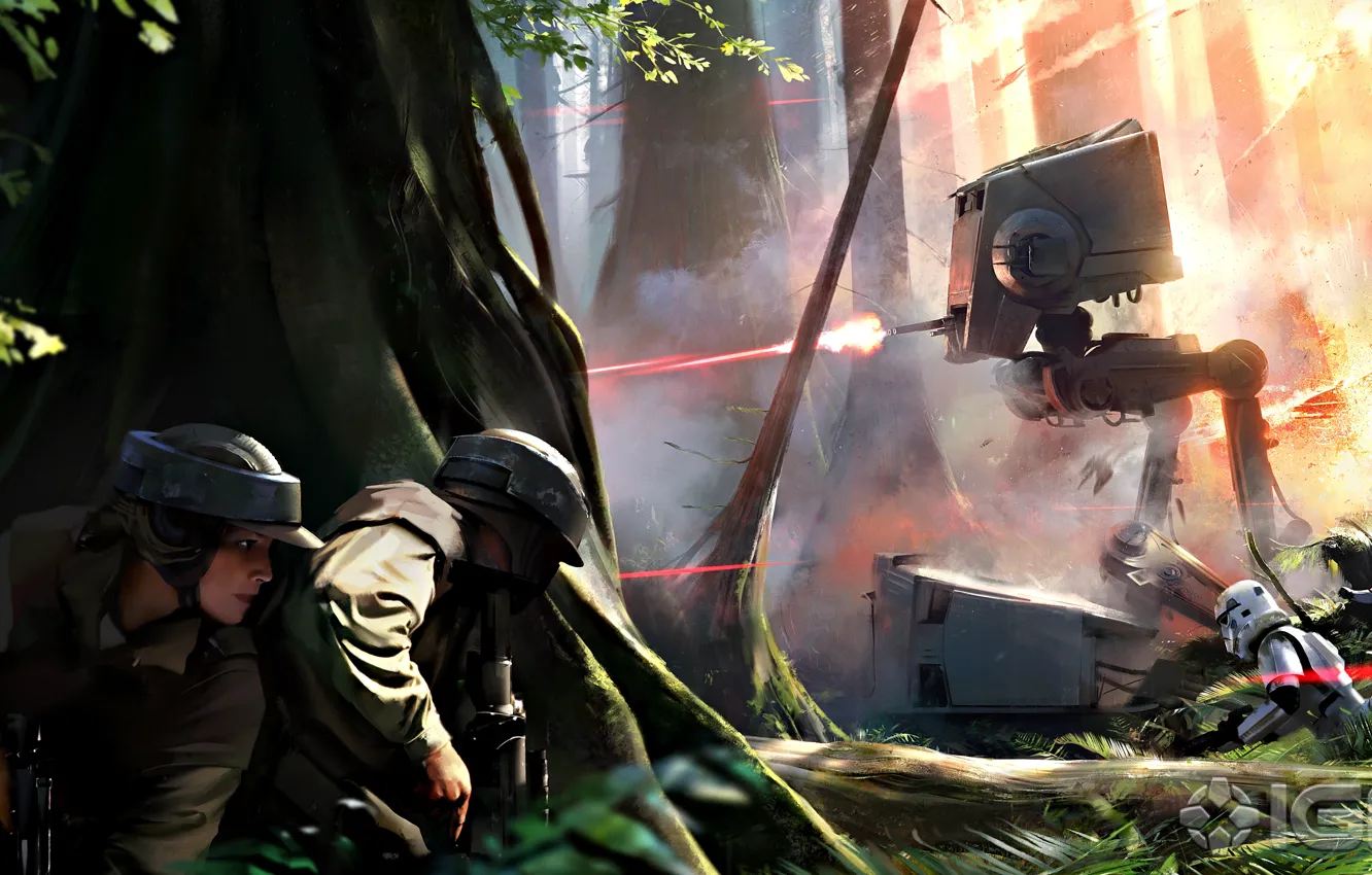 Photo wallpaper Star Wars, Battlefront, Concept Art