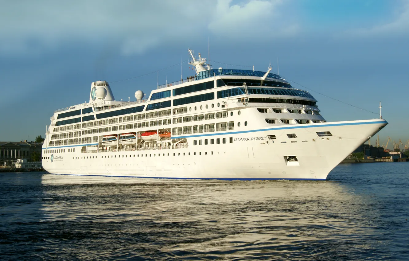 Photo wallpaper liner, ship, cruise