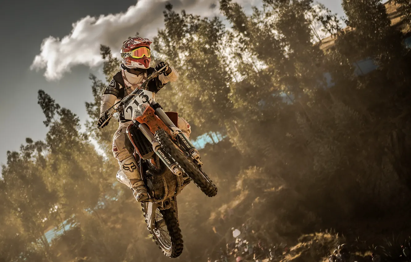 Photo wallpaper race, sport, motorcycle