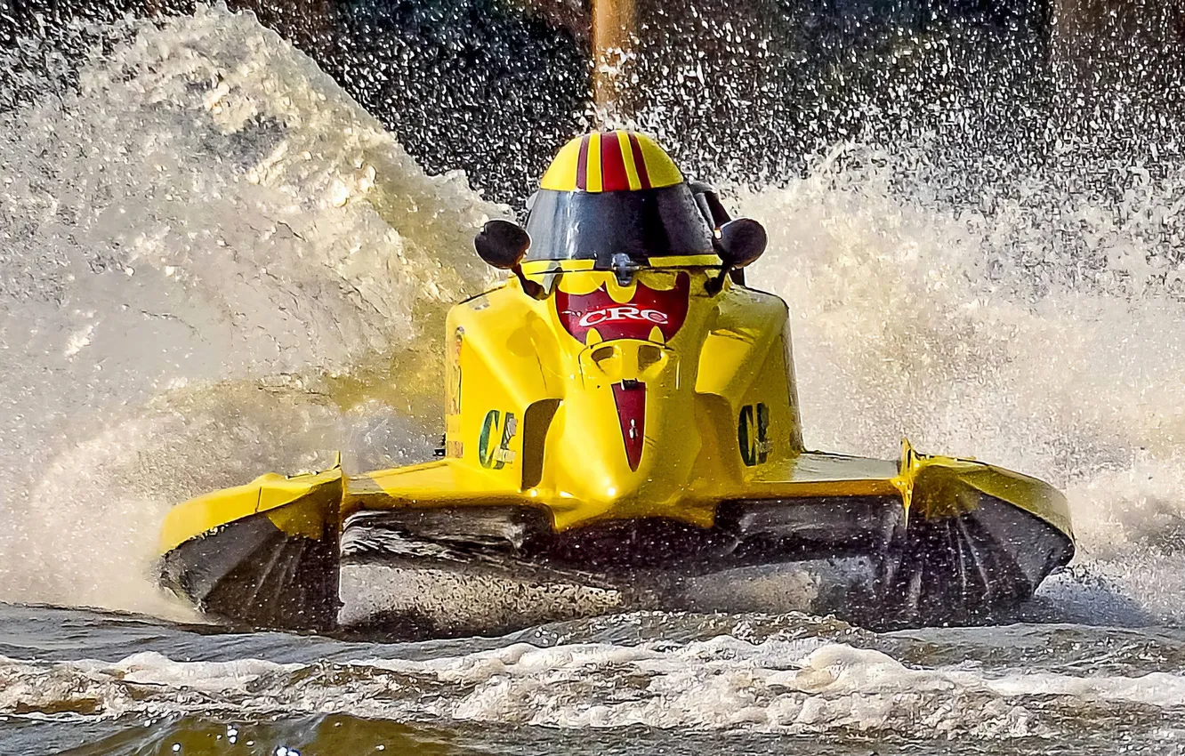 Photo wallpaper race, boat, speed