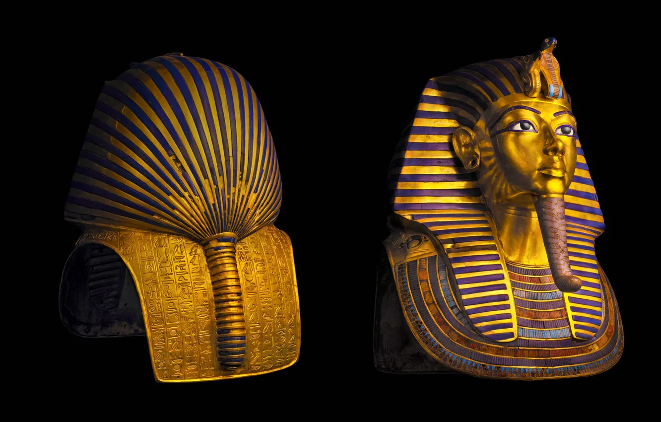 Photo wallpaper Pharaoh, Egypt, Cairo Museum, mask of Tutankhamun