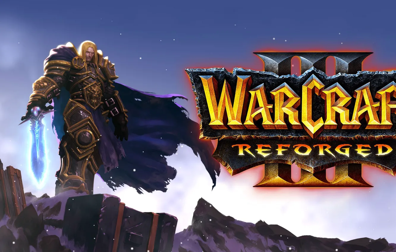 Photo wallpaper The game, Warcraft, Blizzard, Art, Art, Paladin, Arthas, Warcraft 3