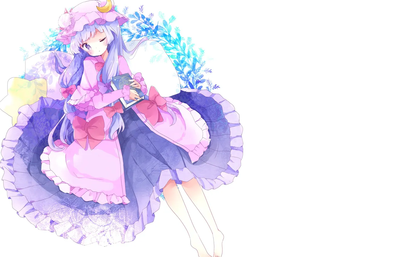 Photo wallpaper dress, girl, Touhou, Touhou