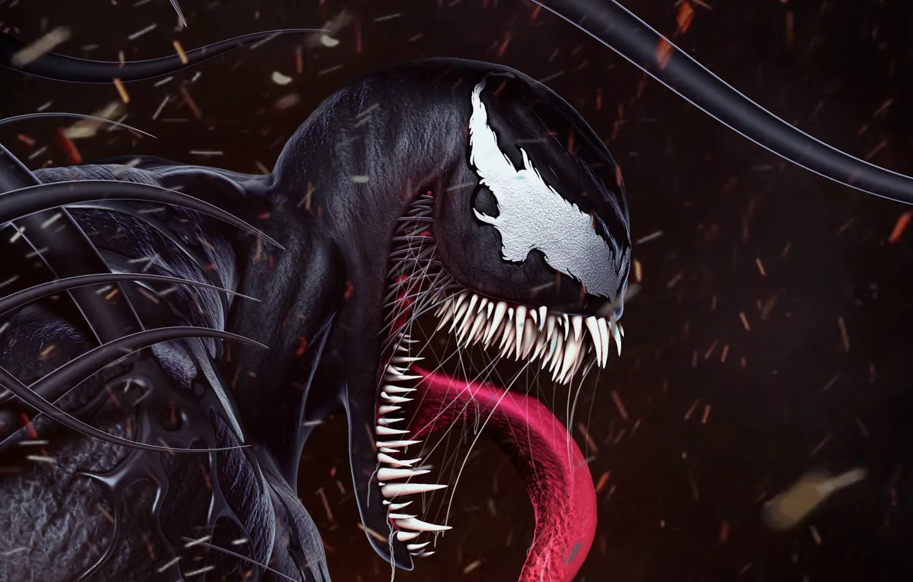 Photo wallpaper sparks, Venom, Venom, Symbiote