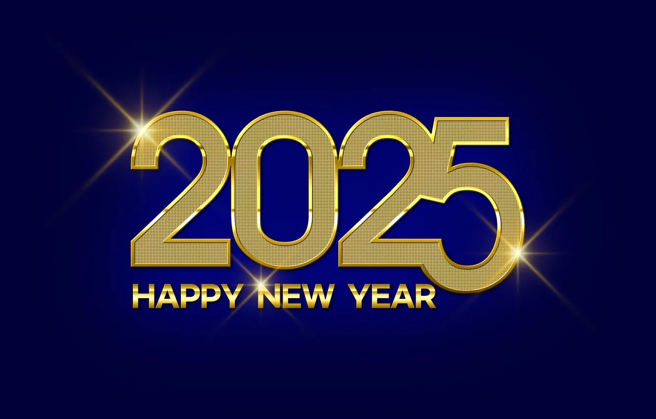 Photo wallpaper happy new year, New Year, 2025 Year