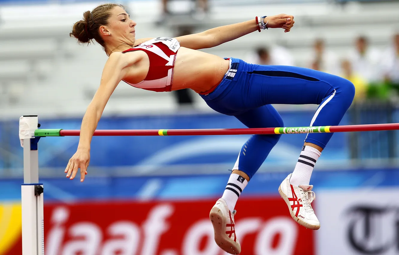 Photo wallpaper gym, leggings, woman fitness, Buttock, activewear, woman exercises, woman streching, woman workout