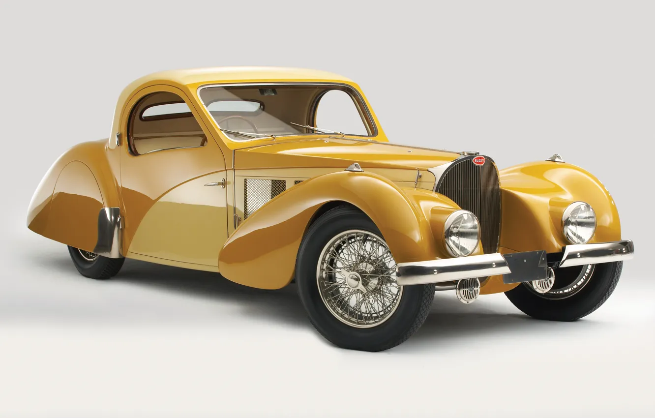 Photo wallpaper retro, Bugatti, 1937, Atalante, Bugatti Type 57s