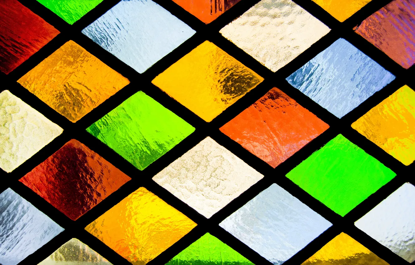 Photo wallpaper glass, colorful, window, stained glass, glass, window, mosaic, stained