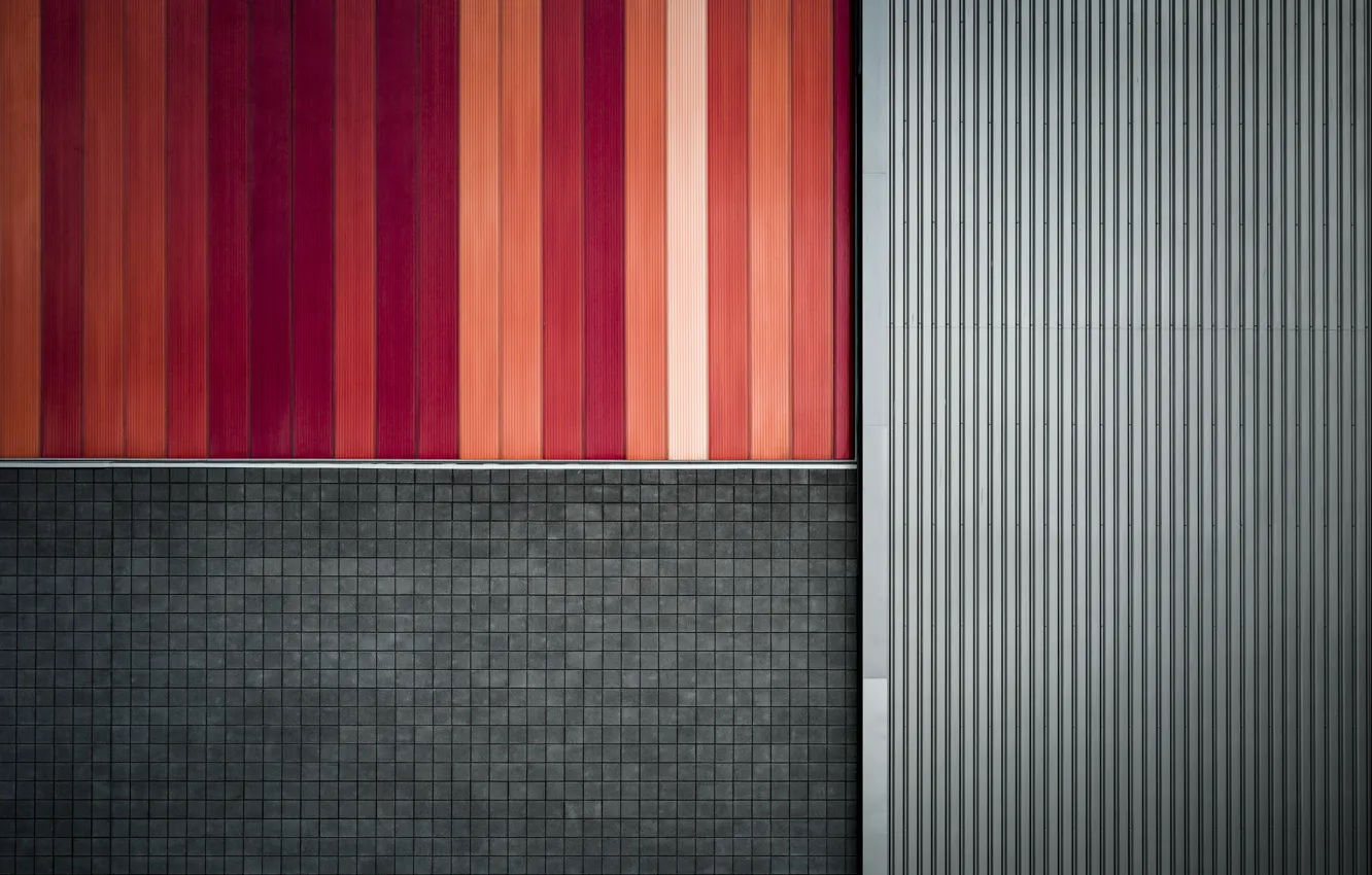 Photo wallpaper wall, color, form