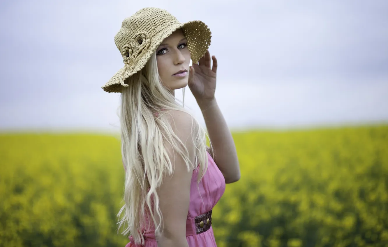 Photo wallpaper look, girl, background