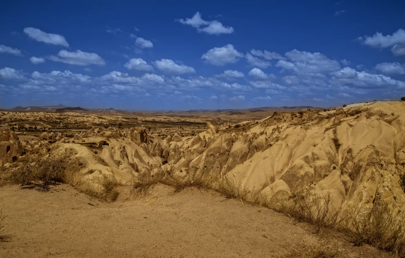 Photo wallpaper sky, nature, mountains, Turkey, Cappadocia, Kide fotoart
