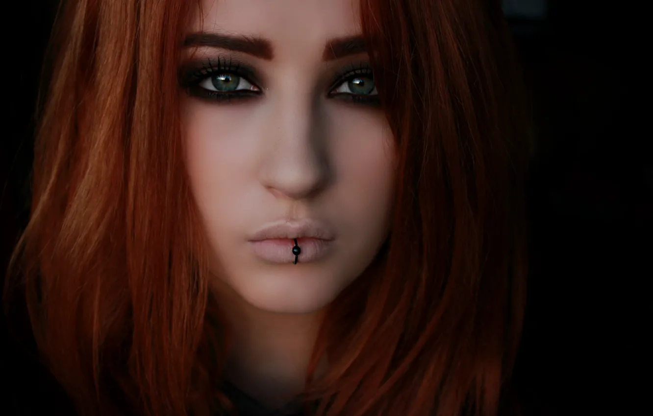 Photo wallpaper girl, model, face